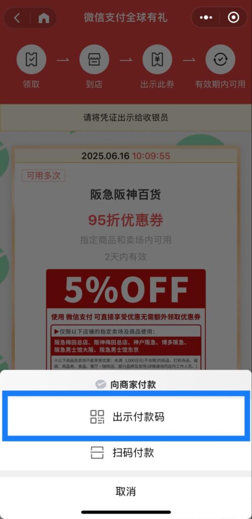 WeChat Pay グローバルギフトパック